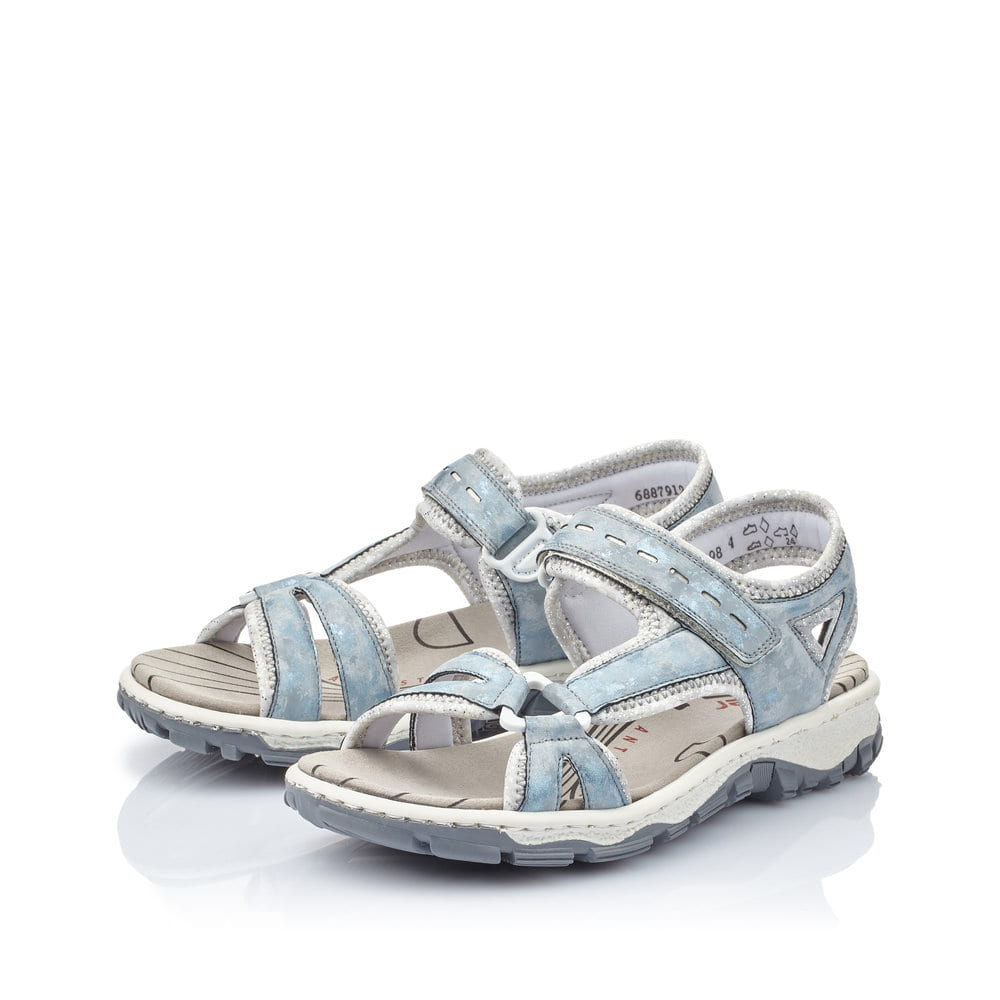 Rieker Damen Trekkingsandalen himmelblau