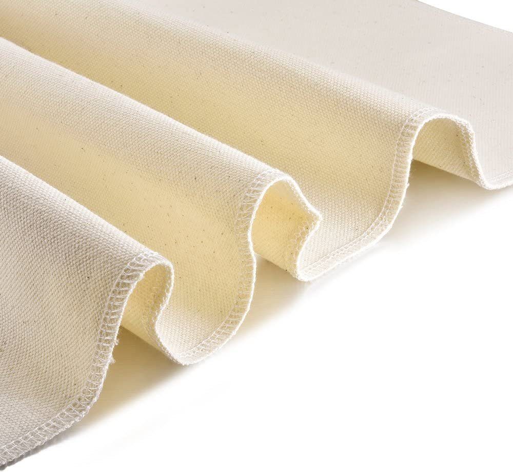 MORRENT Backform Bäckerleinen teigtuch, Leinentuch Backen,Premium Bäckerleinen, aus 100% unbehandelten Natur Leinen, Leinentuch zum Backen