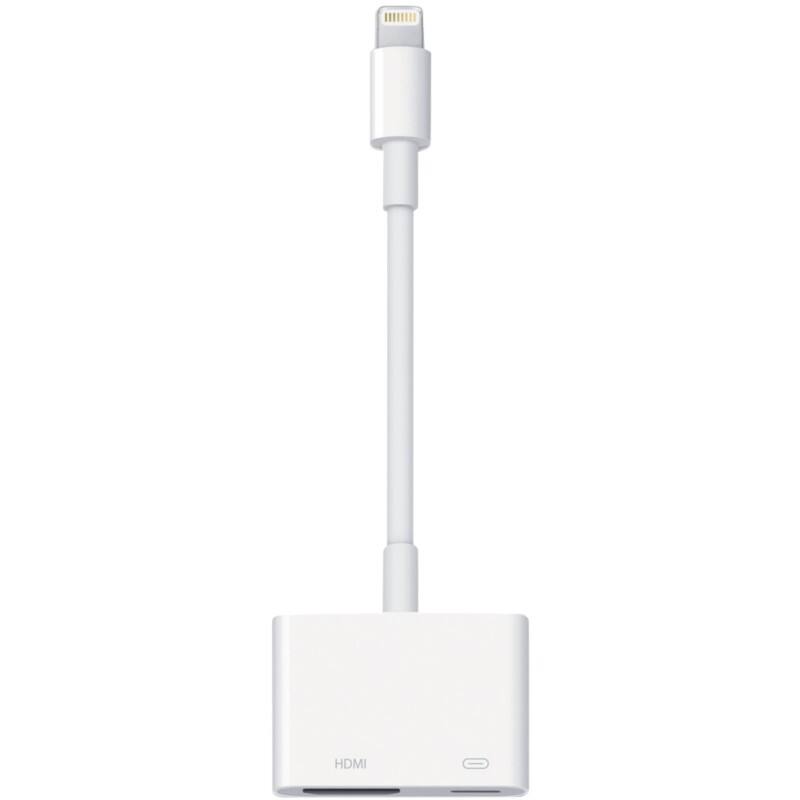 Apple Lightning Digital AV-Adapter MD826ZM/A 1 x Buchse auf 1 x Lightning Connector Stecker Weiß