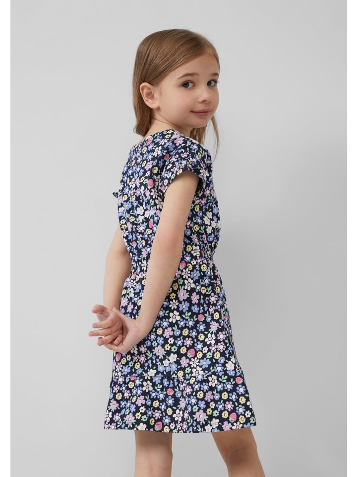 s.Oliver Kleid kurz in Blau-mehrfarbig günstig kaufen