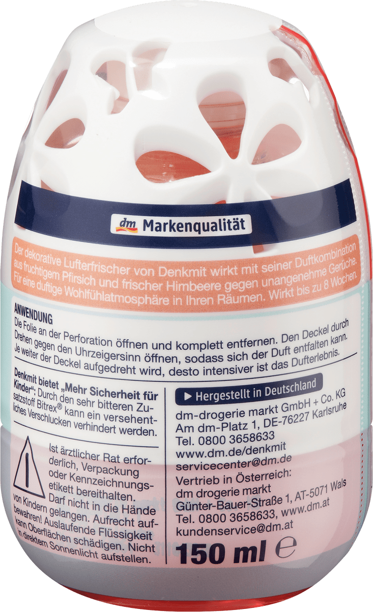 Lufterfrischer Peach & Raspberry, 150 ml