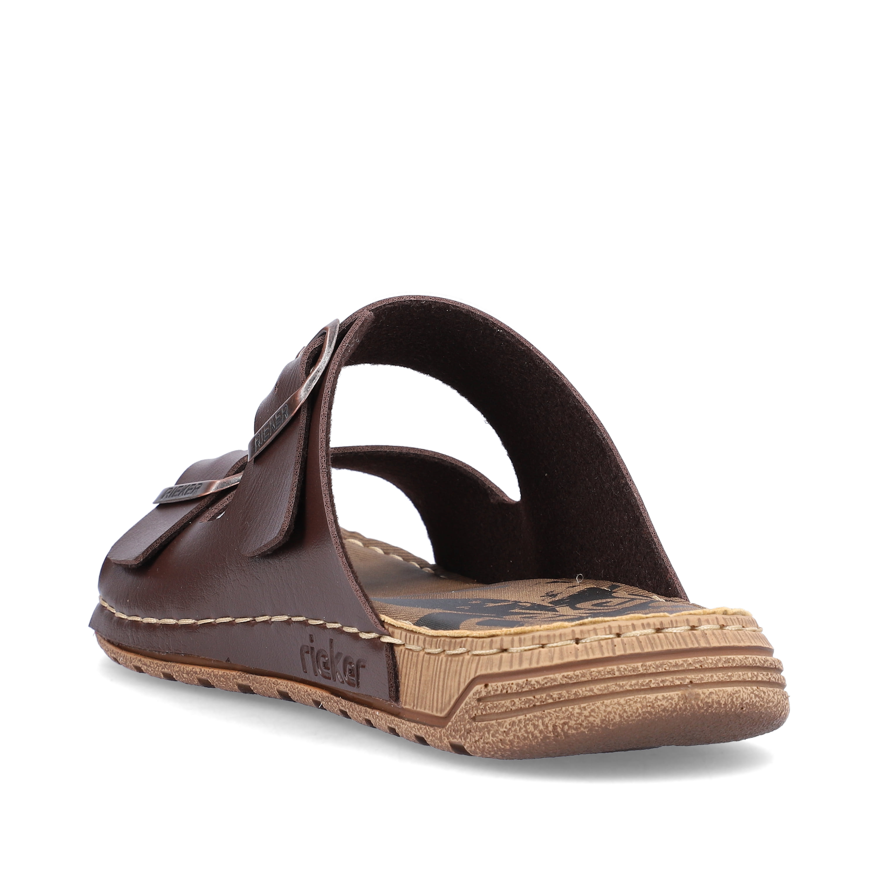 Rieker Herren Pantoletten espressobraun