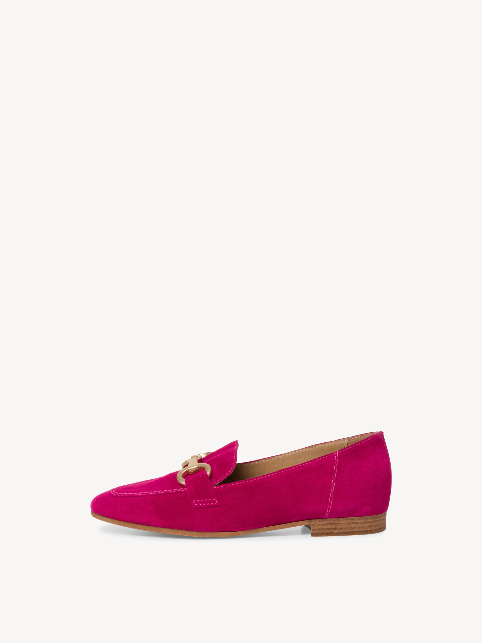 Slipper en cuir - rose fuchsia