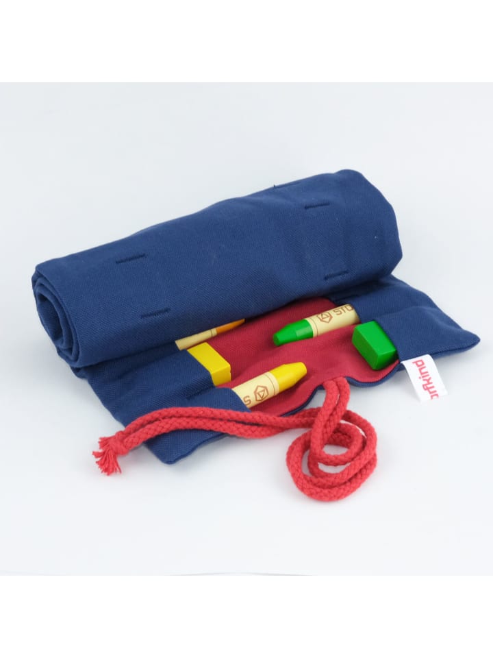 Waldorfkind 16er Rollmäppchen für Wachsmalstifte und Blöckchen. in blaubeere/kirsche günstig kaufen onesize