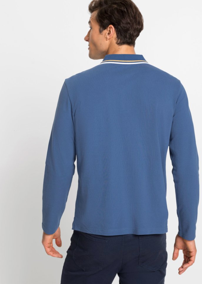 Poloshirt, Langarm (2er Pack)