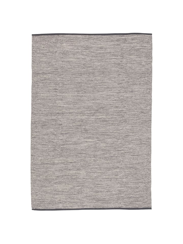 Pergamon Baumwolle Natur Kelim Teppich Easy Meliert in Grijs günstig kaufen