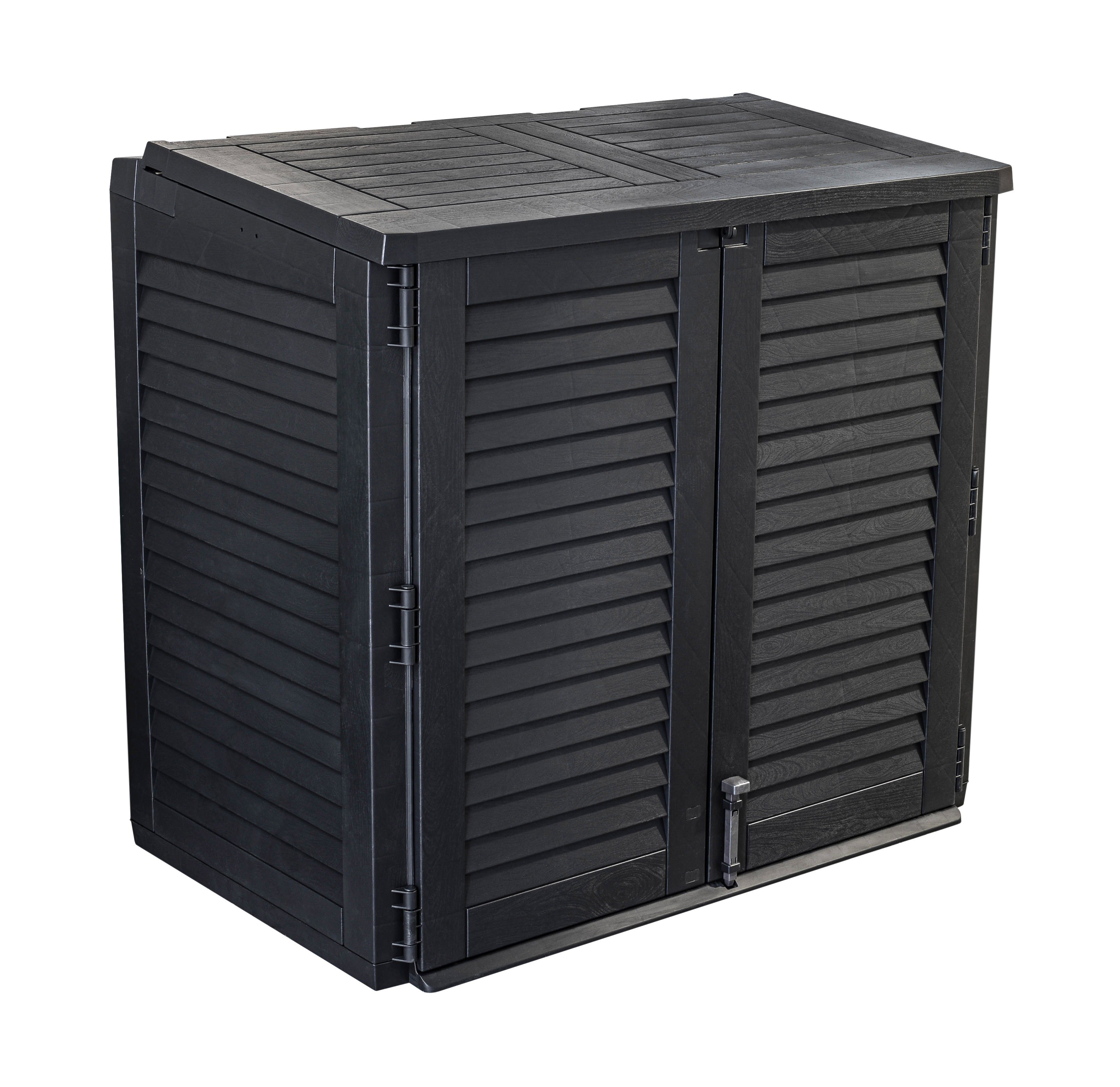 dynamic24 Mülltonnenbox, Universalbox Aufbewahrung Müllbox Garten Schrank Box
