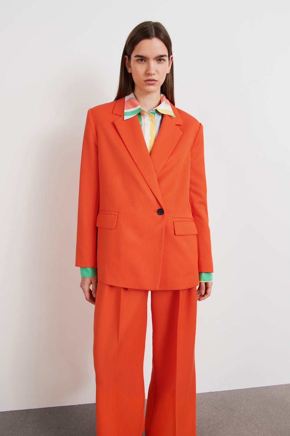 Emilia twill blazer
