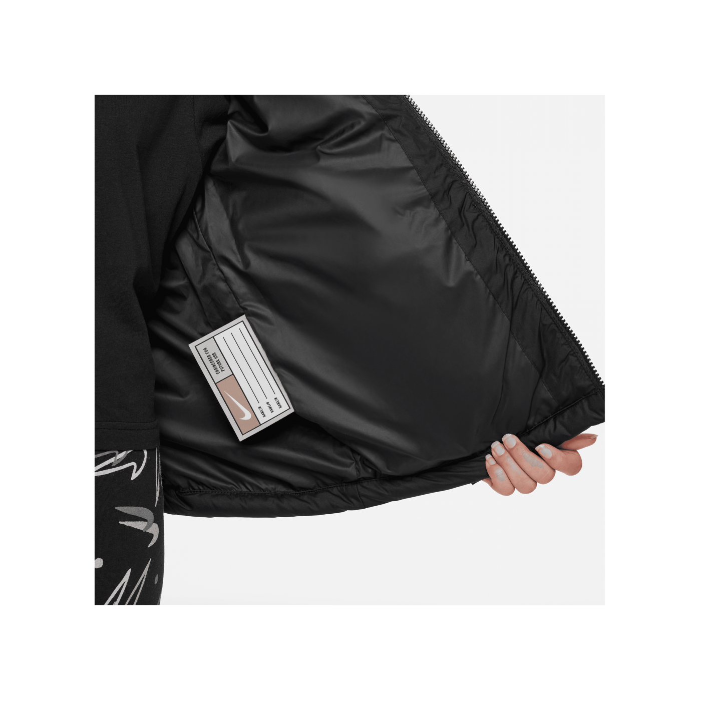 Nike Winterjacke Kids Schwarz F010