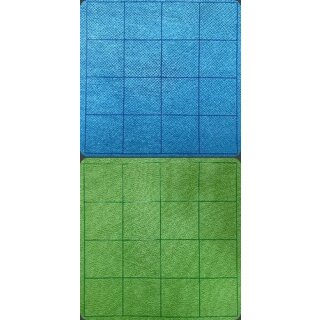 Megamat 1” Reversible Blue-Green Squares (34½” x 48” Playing Surface)