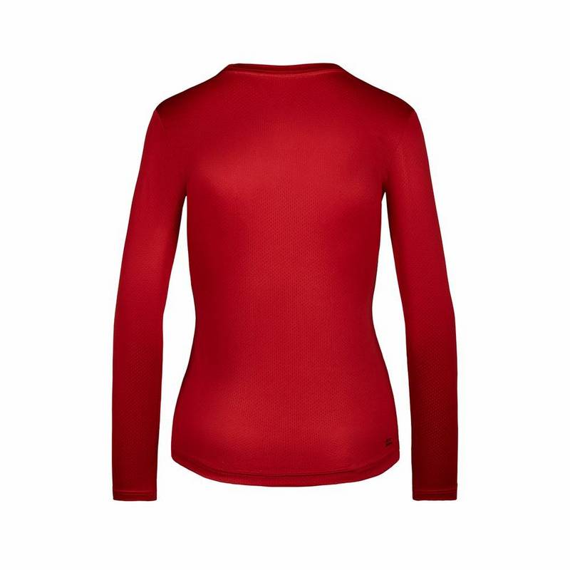 BIDI BADU Pia Tech Roundneck Longsleeve Tennisshirt Damen