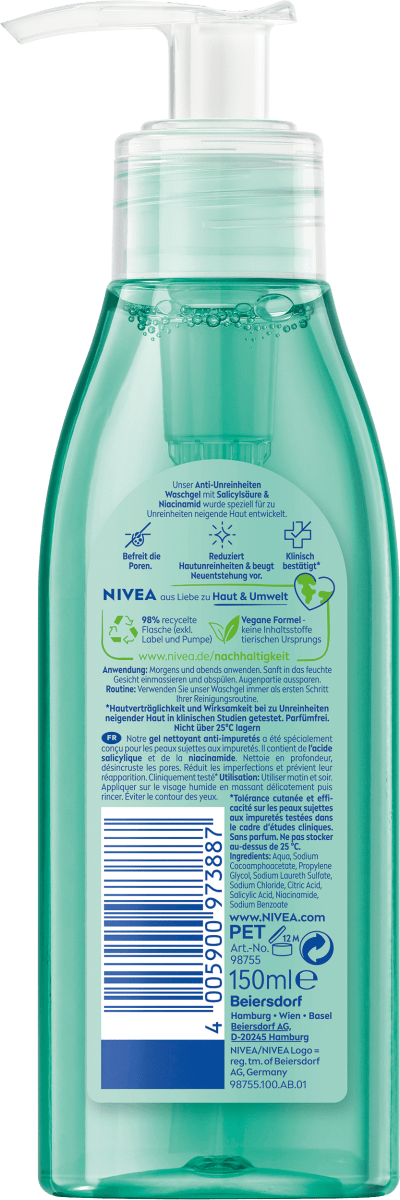 Waschgel Derma Skin Clear, 150 ml