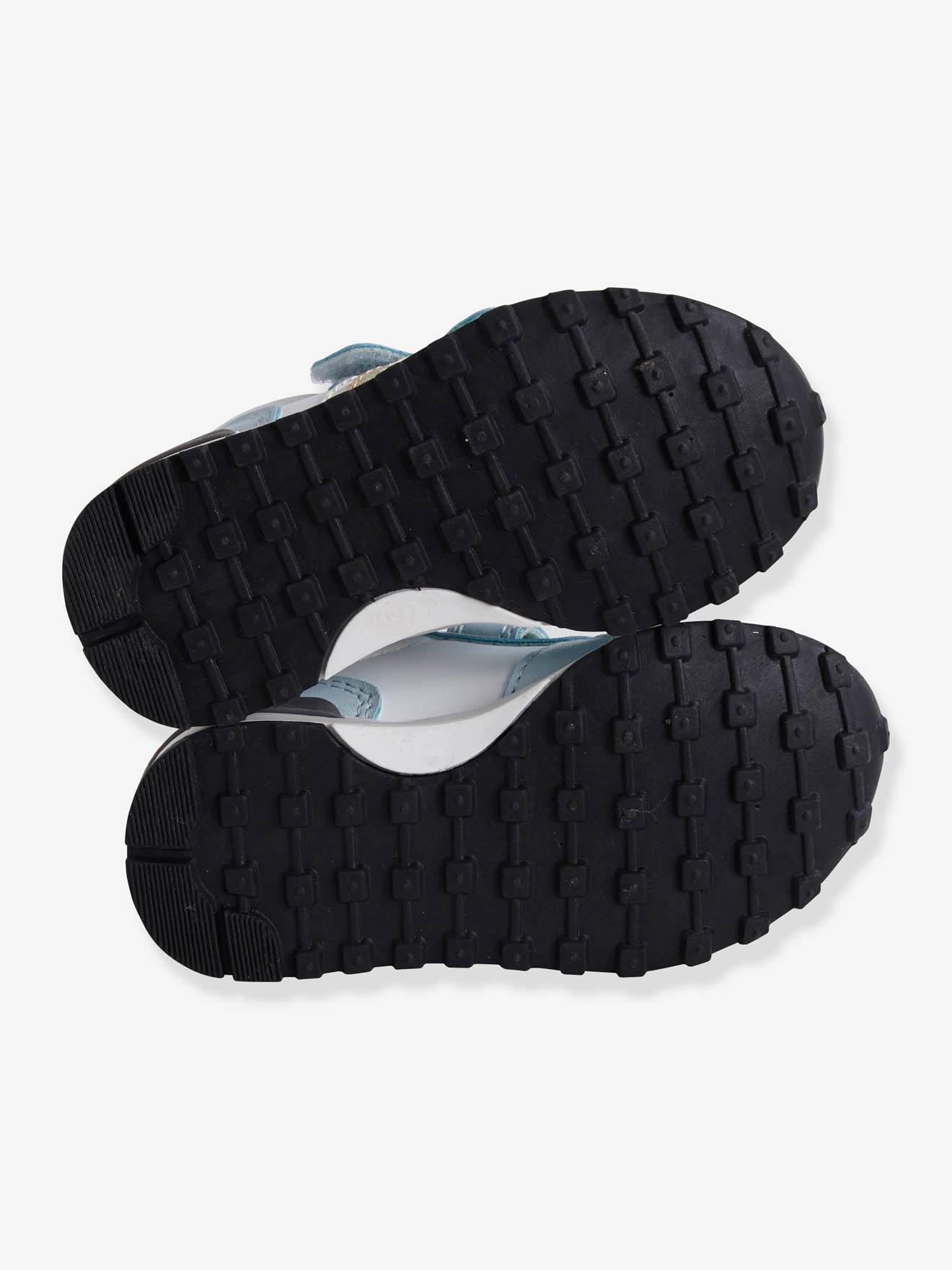 Vertbaudet Mädchen Baby Sneakers mit Klett - hellblau