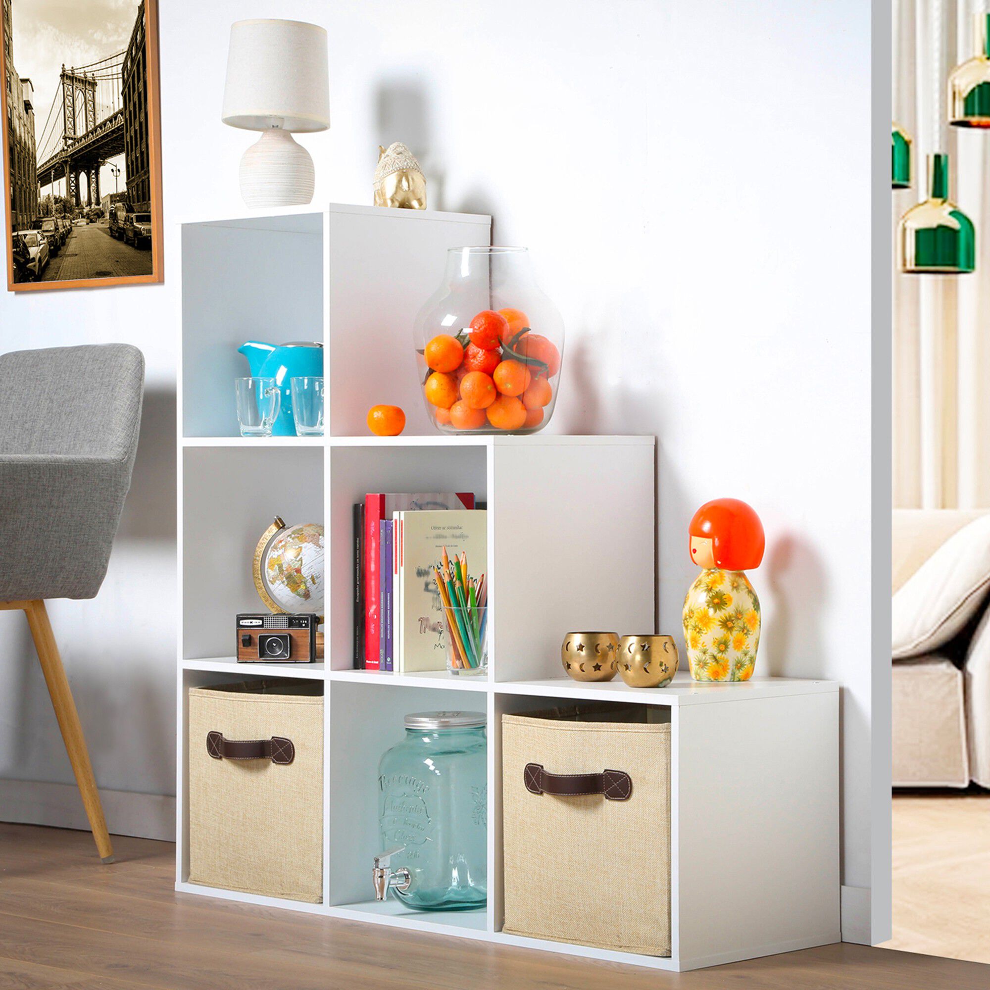 Meuble de rangement en escalier ORIGAME