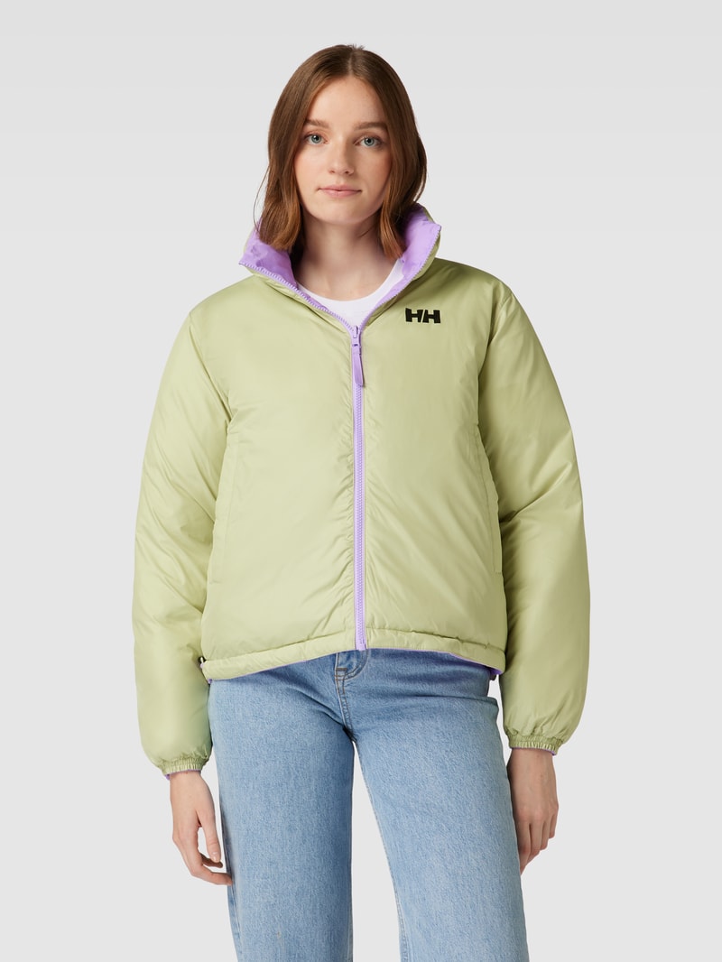 Steppjacke mit Wendefunktion in flieder