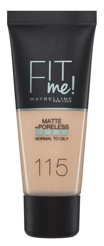 Base Maybelline Fit Me para o rosto, cor 115 Ivory
