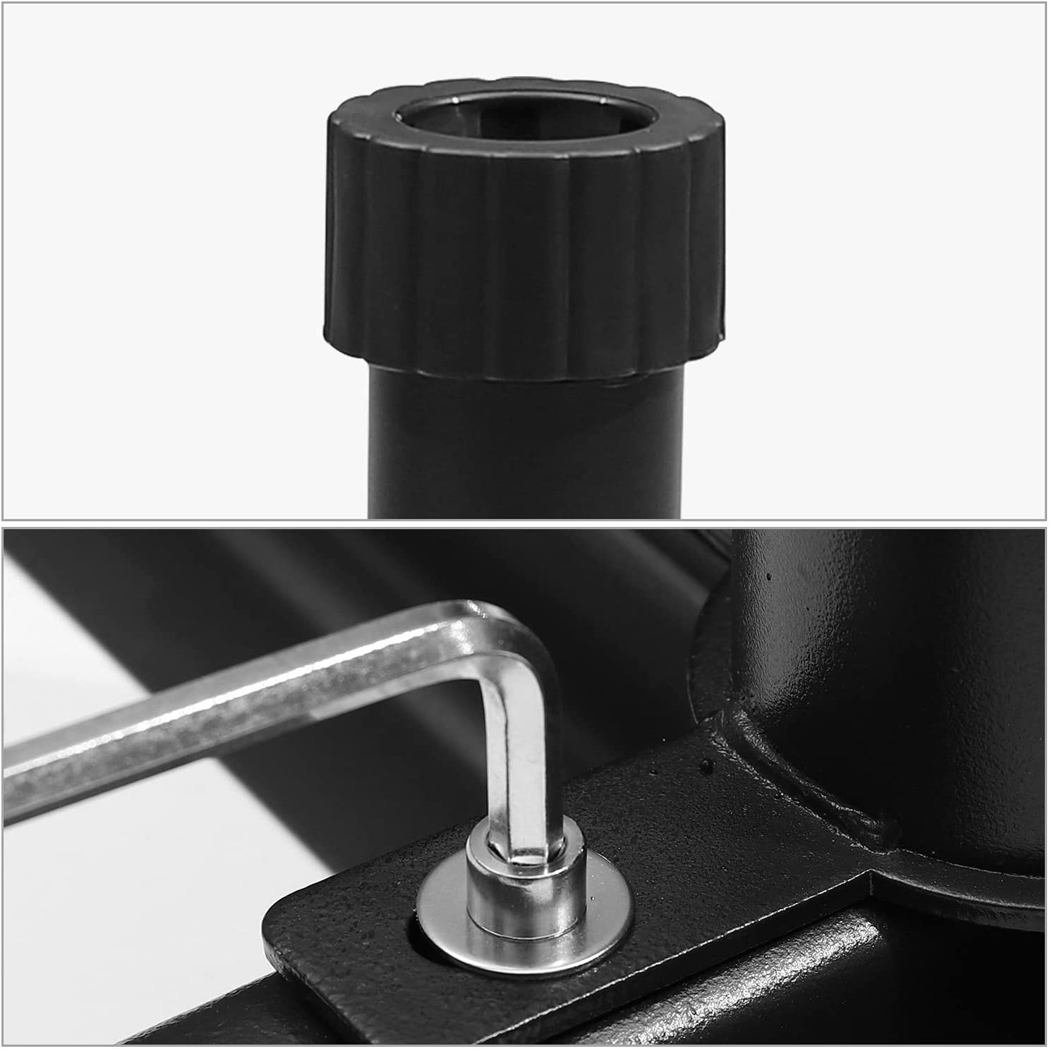 Sekey Plattenständer Schirme Plattenständer Standard für Wegeplatten, für Stöcke Ø 38-48 mm, für Stöcke bis Ø 48 mm