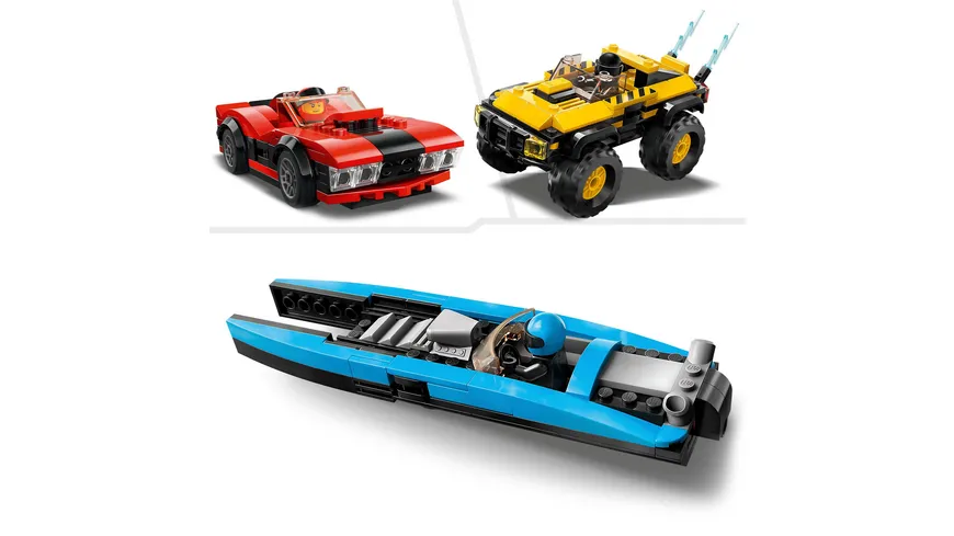 LEGO City 60395 Rennfahrzeuge Kombiset