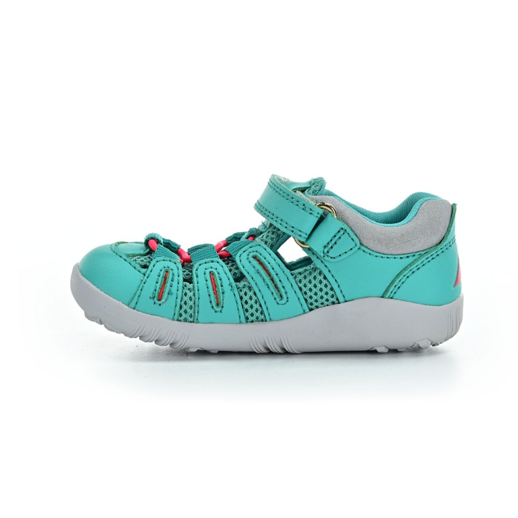 Bobux Summit Turquise   Steam Barfußsandalen
