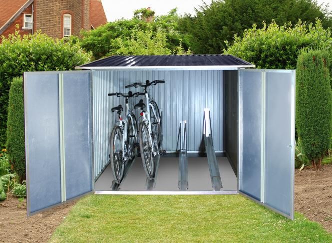 Duramax Fahrradbox Anthrazit ca. 191 x 202 x 140 cm