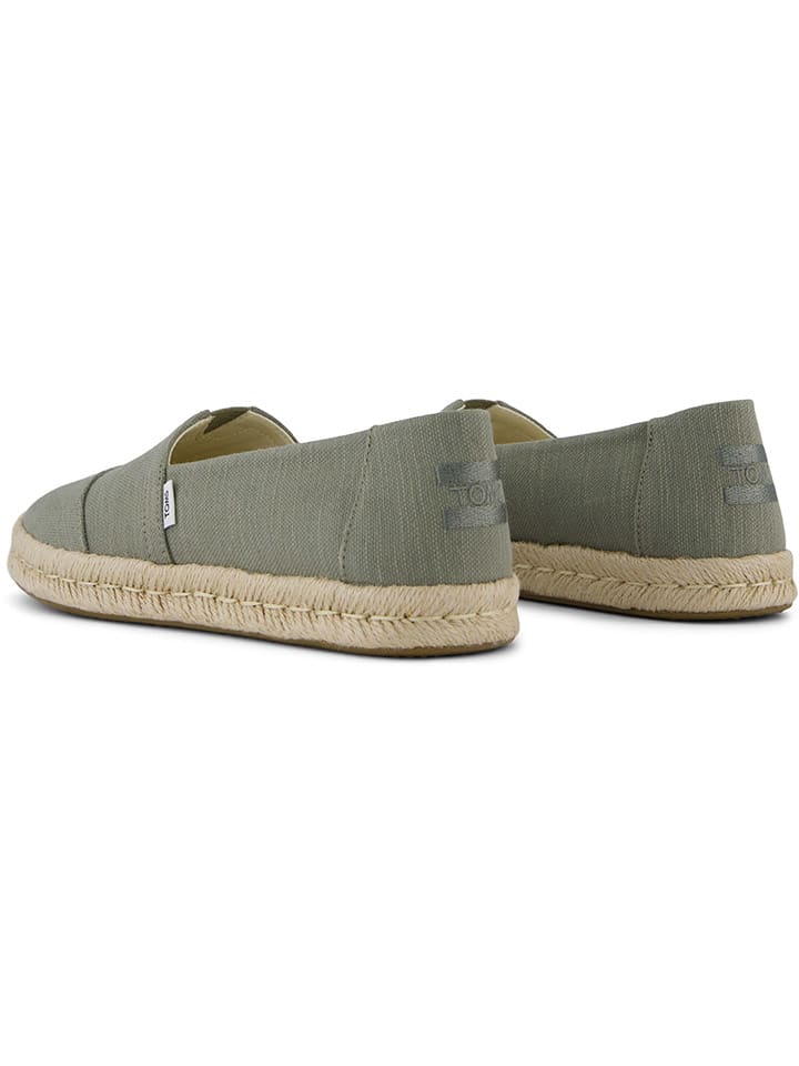 TOMS Espadrilles in Khaki günstig kaufen