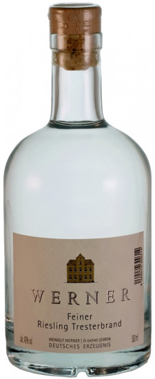 Feiner Riesling Tresterbrand 0,5 L - Weingut Werner