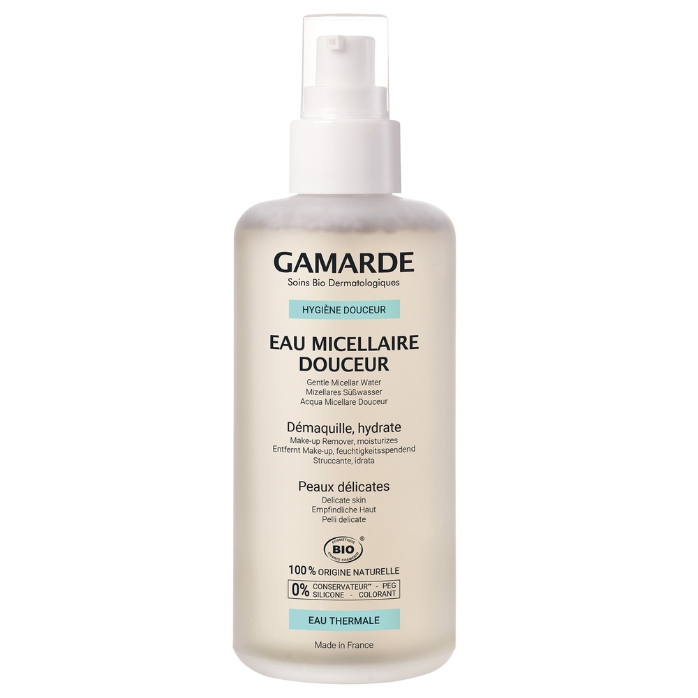 gamarde EAU MICELLAIRE DOUCEUR Flacon pompe 200ml Démaquillant et nettoyant
