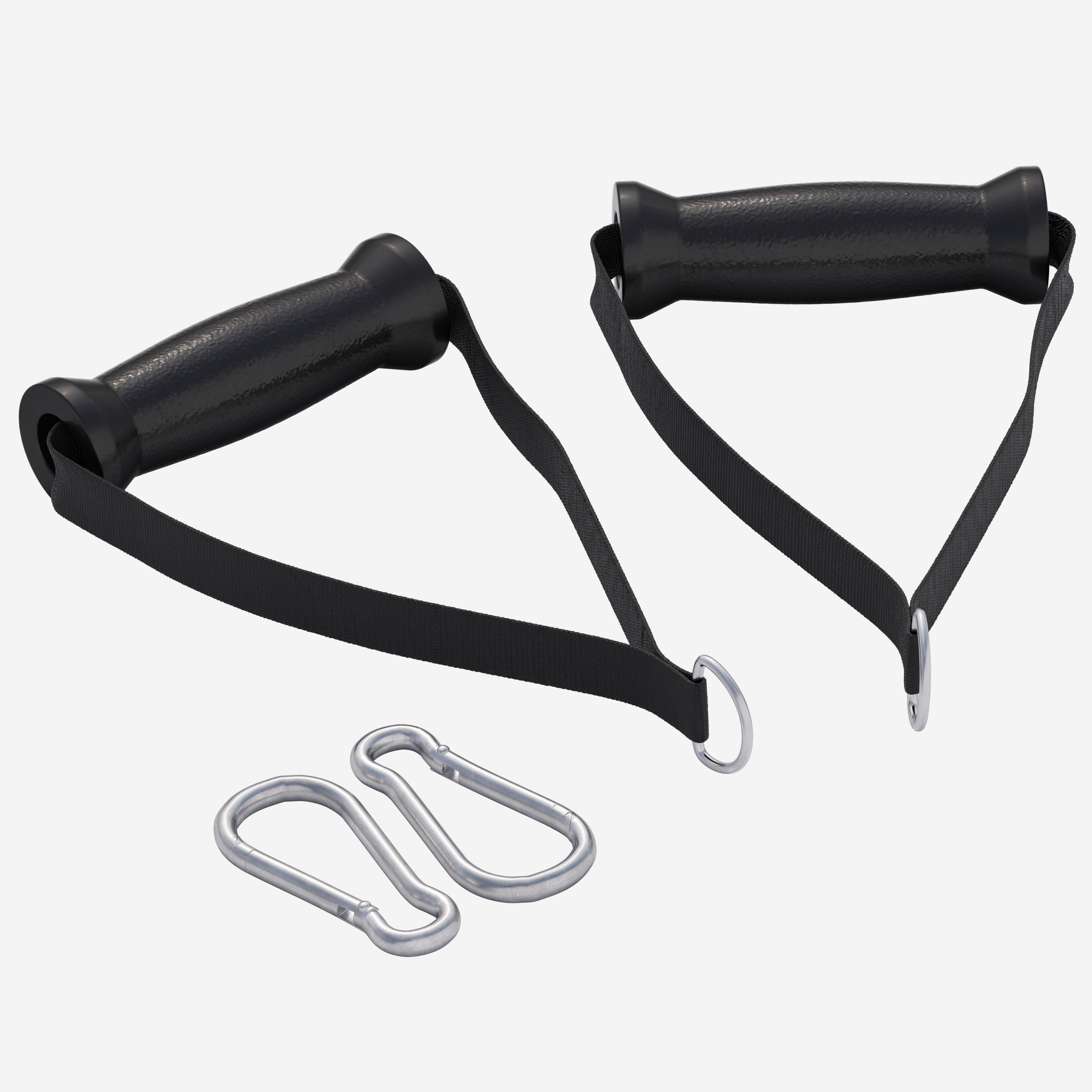GORILLA SPORTS Trainingsstation Latzugstange inkl. 2 Griffe, Karabiner, Verstellbar - Seilzug, Trizeps