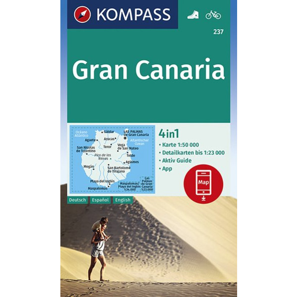 GRAN CANARIA 1:50 000 - Wanderkarte