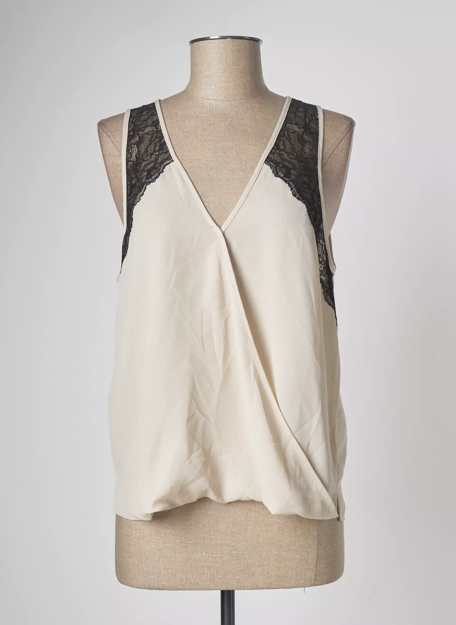 Mango Tops Femme couleur beige