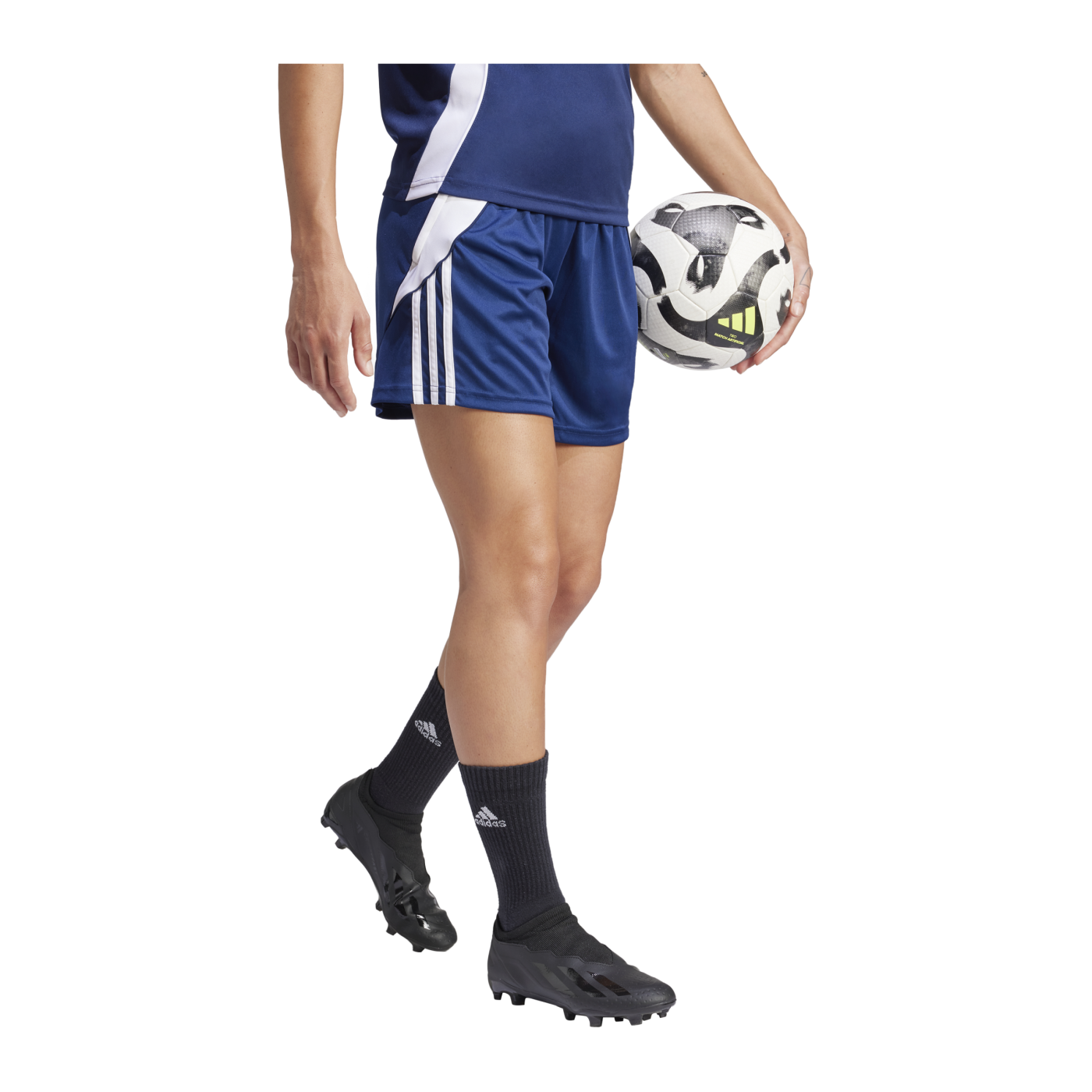 adidas Tiro 24 Training Short Damen Blau Weiss
