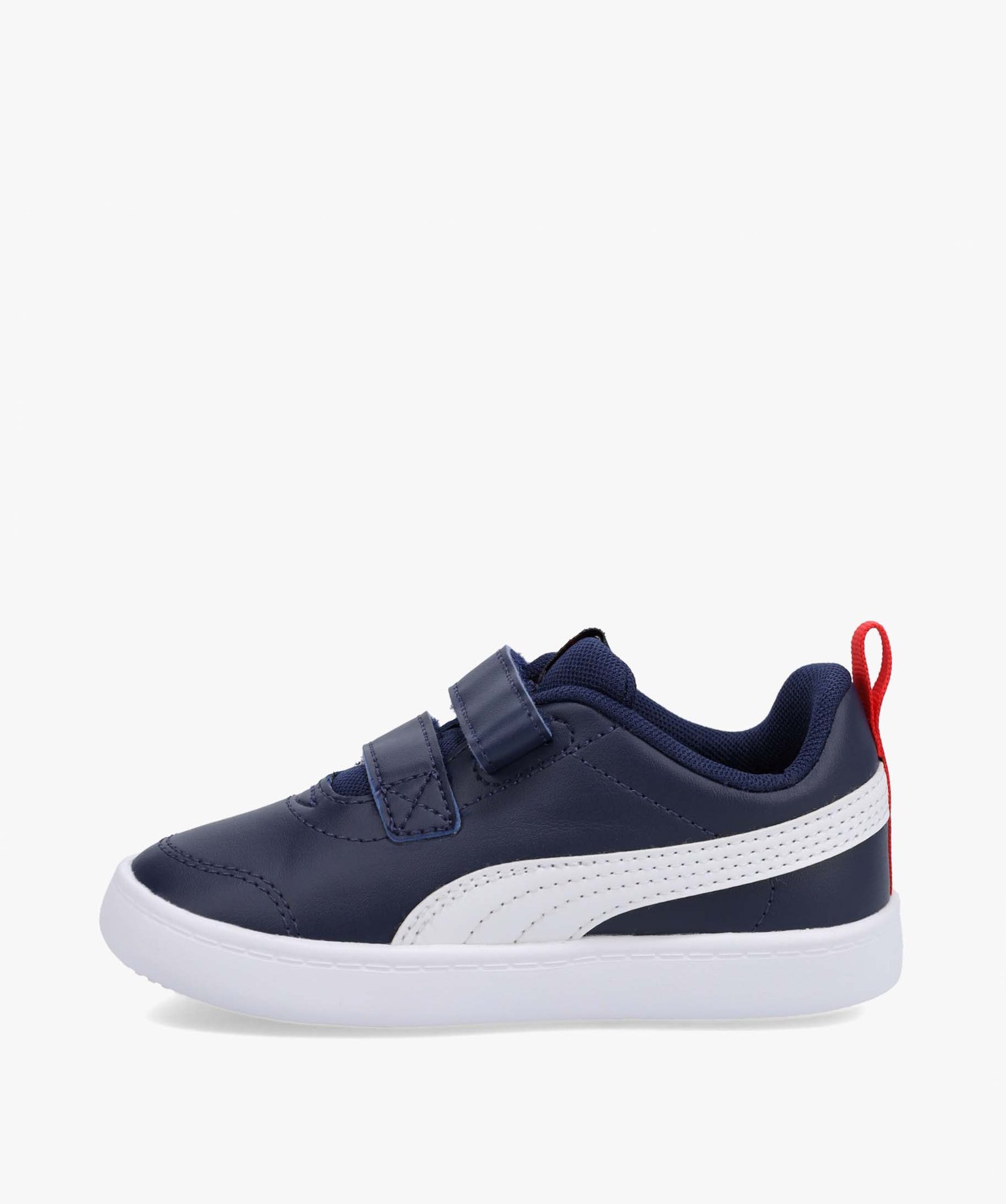 Baskets Garçon bicolores à scratch – Puma Courtflex marine | GEMO