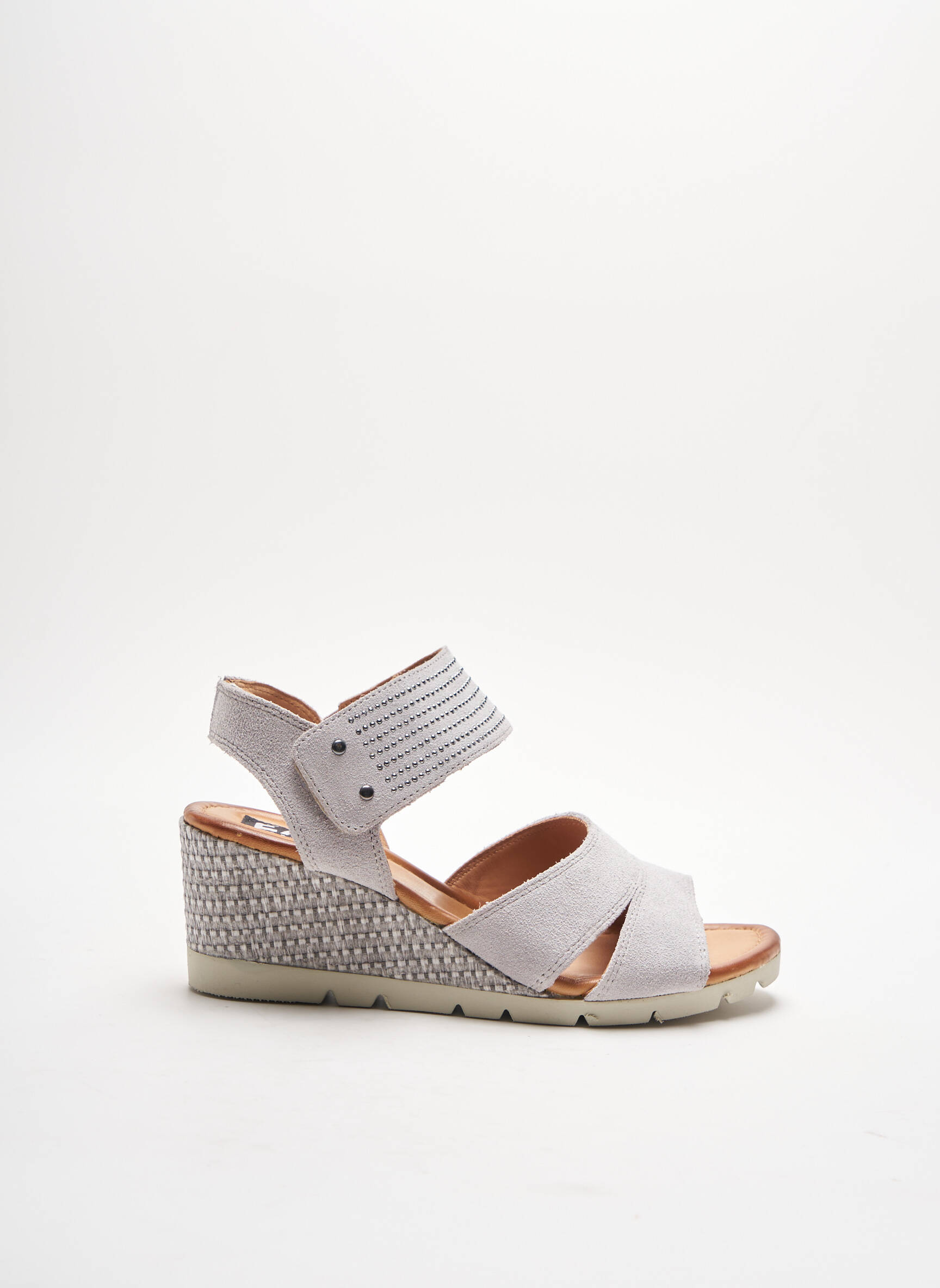 Elue Par Nous Sandales Nu Pieds Femme couleur gris