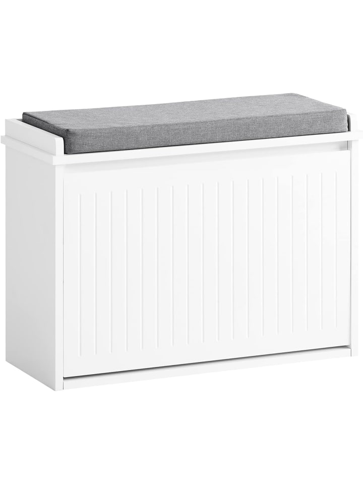 SoBuy Schuhkipper in Weiß - (B) 62 x (H)46 x (T)26cm günstig kaufen onesize