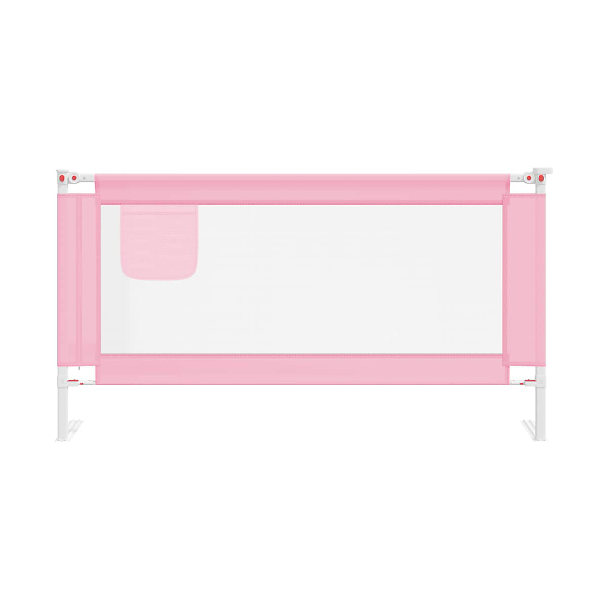 Kleinkind-Bettschutzgitter Rosa 160x25 cm Stoff