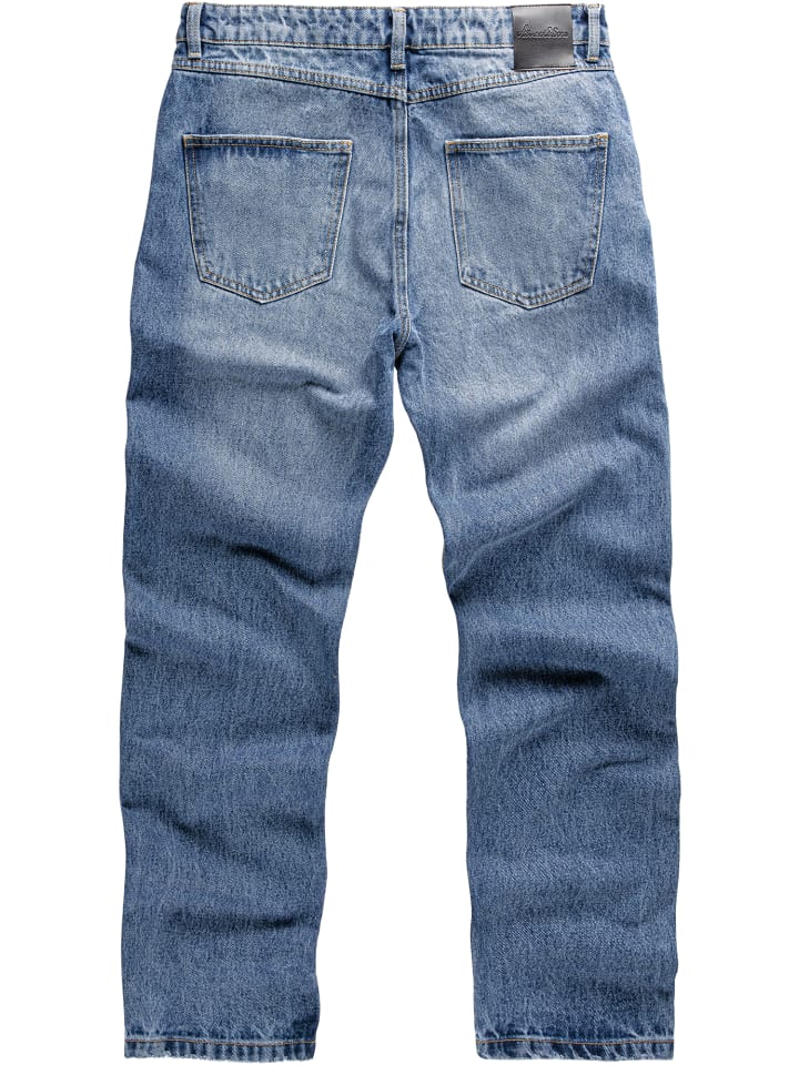 Amaci&Sons 90s Baggy Jeans BOX HILL in Dunkelblau günstig kaufen