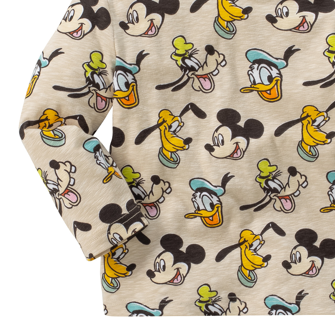 Micky Maus Langarmshirt mit Allover-Print