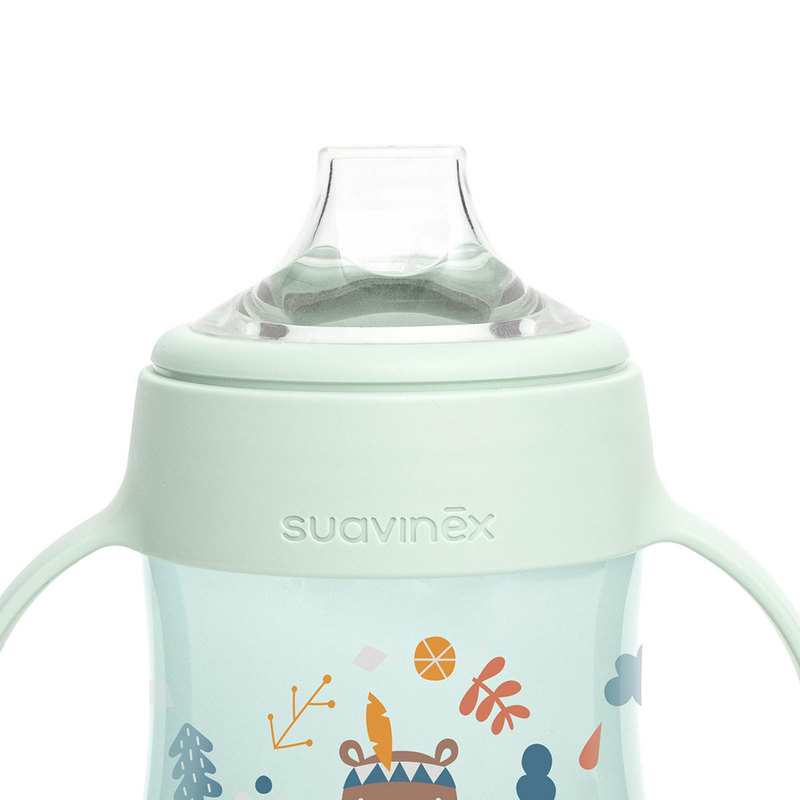 Tasse à anses First vert 4 mois et + Suavinex