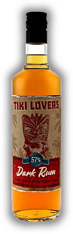 Tiki Lovers Dark Rum Jamaika, Guyana, Trinidad, Barbados 57% Tiki Lovers Dark Rum Jamaika, Guyana, Trinidad, Barbados 57% Sehr aromatisch, komplex und ausgewogen. 0,7	 Liter - Vol 57%