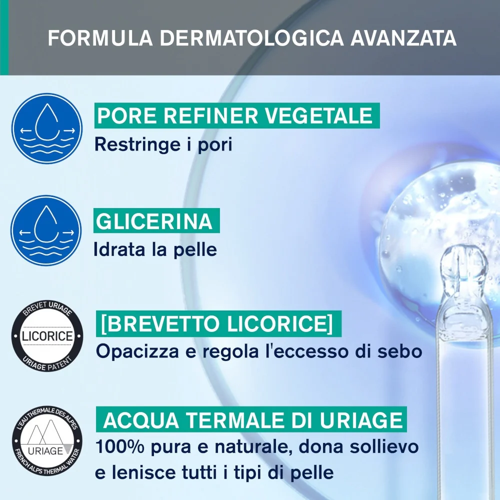 Tratamiento matificante HYSÉAC Mat - Gel facial antiimperfecciones, tratamiento facial antiimperfecciones de 24 horas