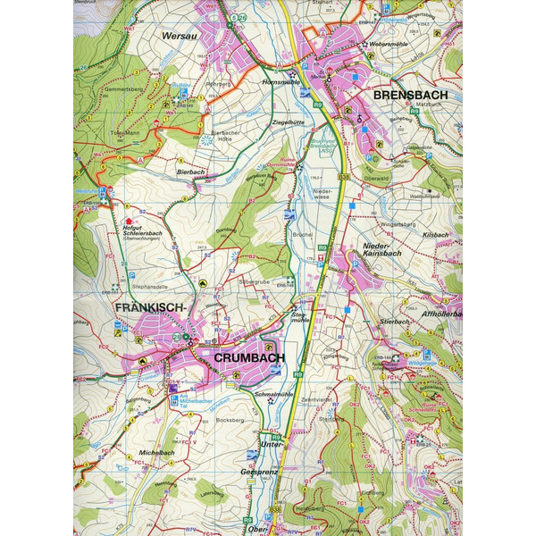 Rodensteiner Land 1:20.000 - Wanderkarte