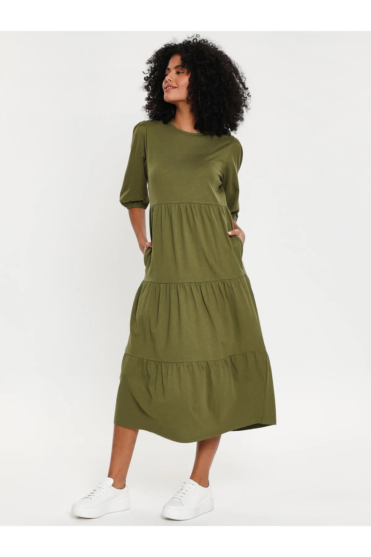 Threadbare  Kleid THB Finn Midi Tiered Dress