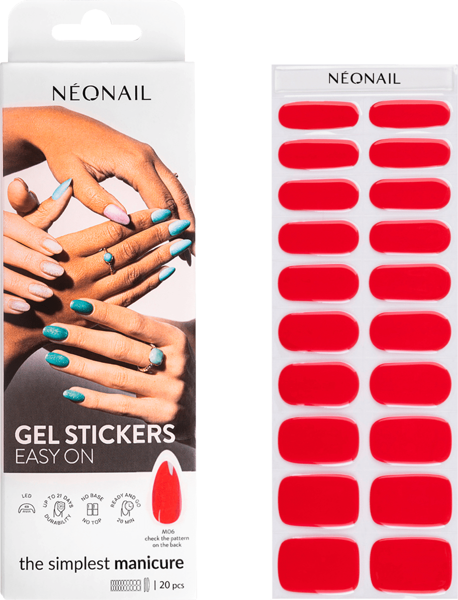 Gel Nagelsticker Easy On M06, 20 St
