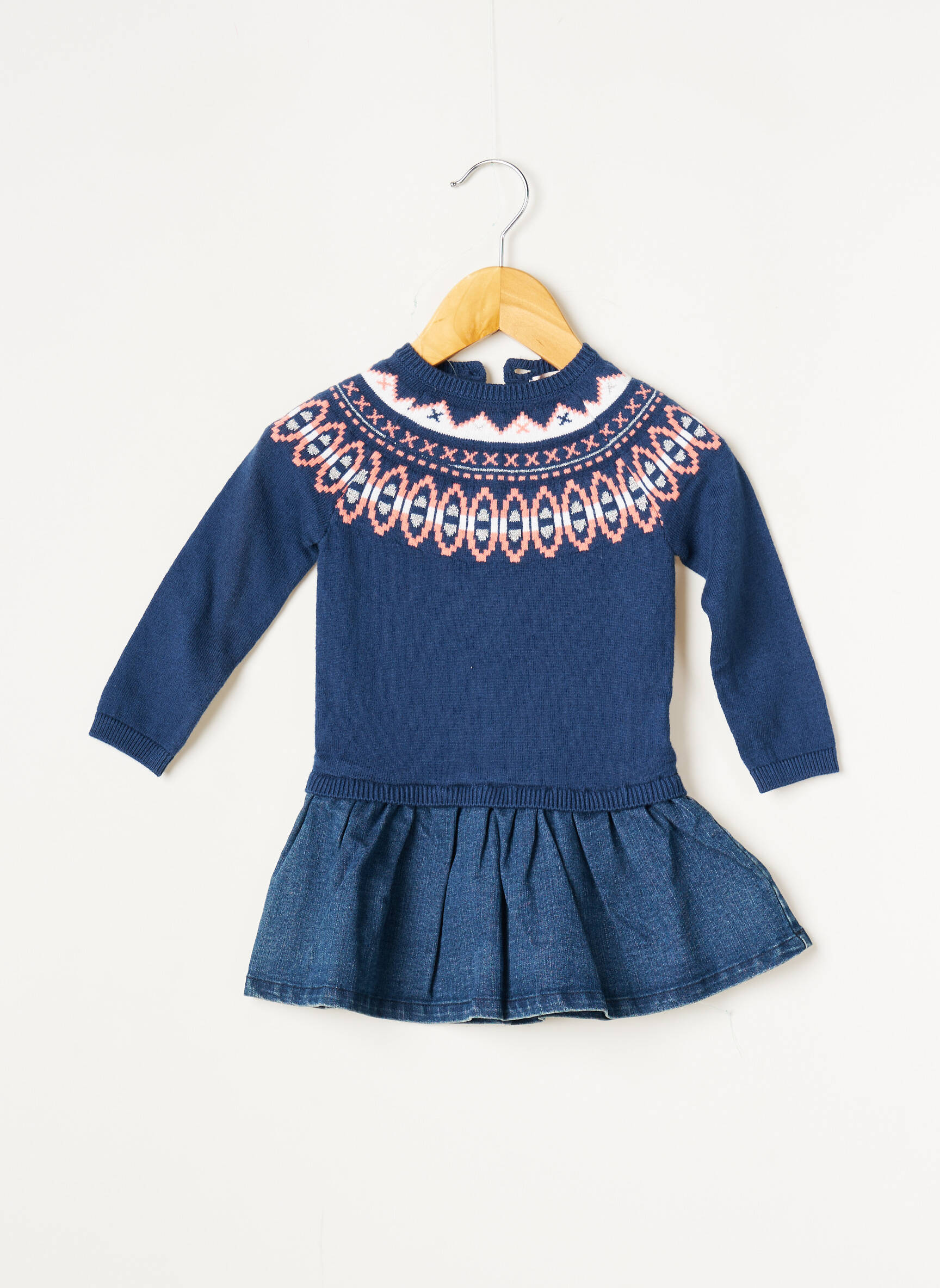 Chipie Robes Mi Longues Fille couleur bleu