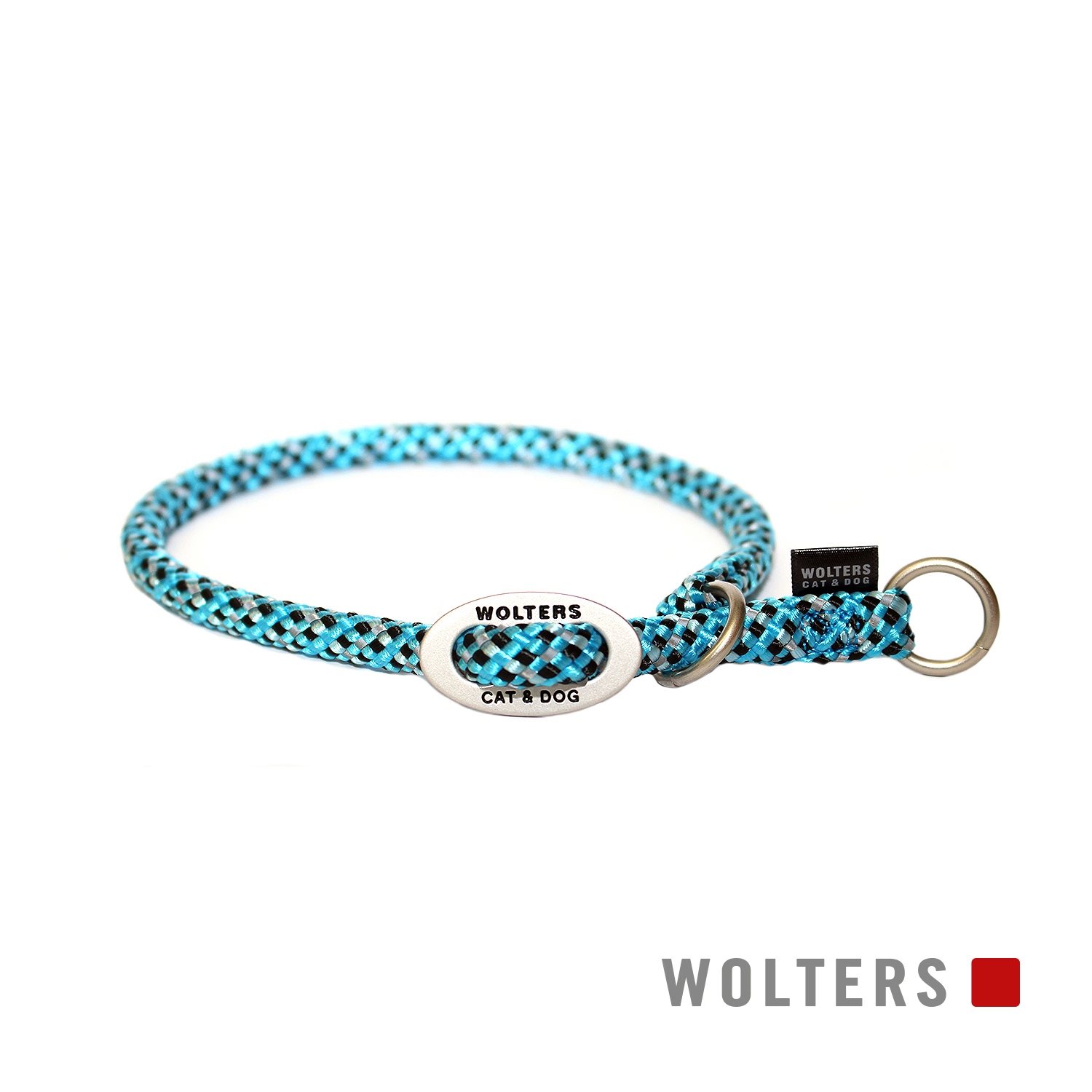 Wolters Hundehalsbänder Wolters Halsband Everest aqua/ schwarz, 45 cm, 1.3 cm