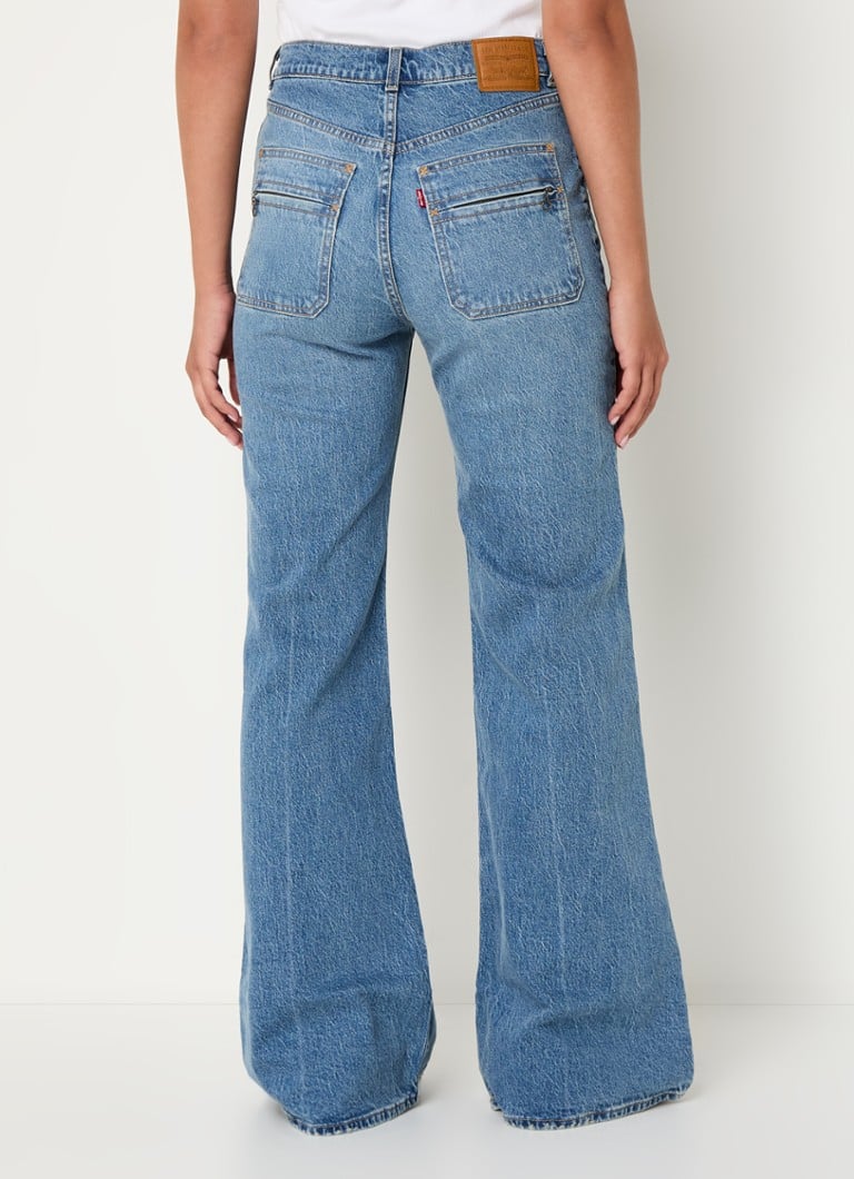 Levi's Ribcage traperice visokog struka, raširenog kroja, lagano isprane