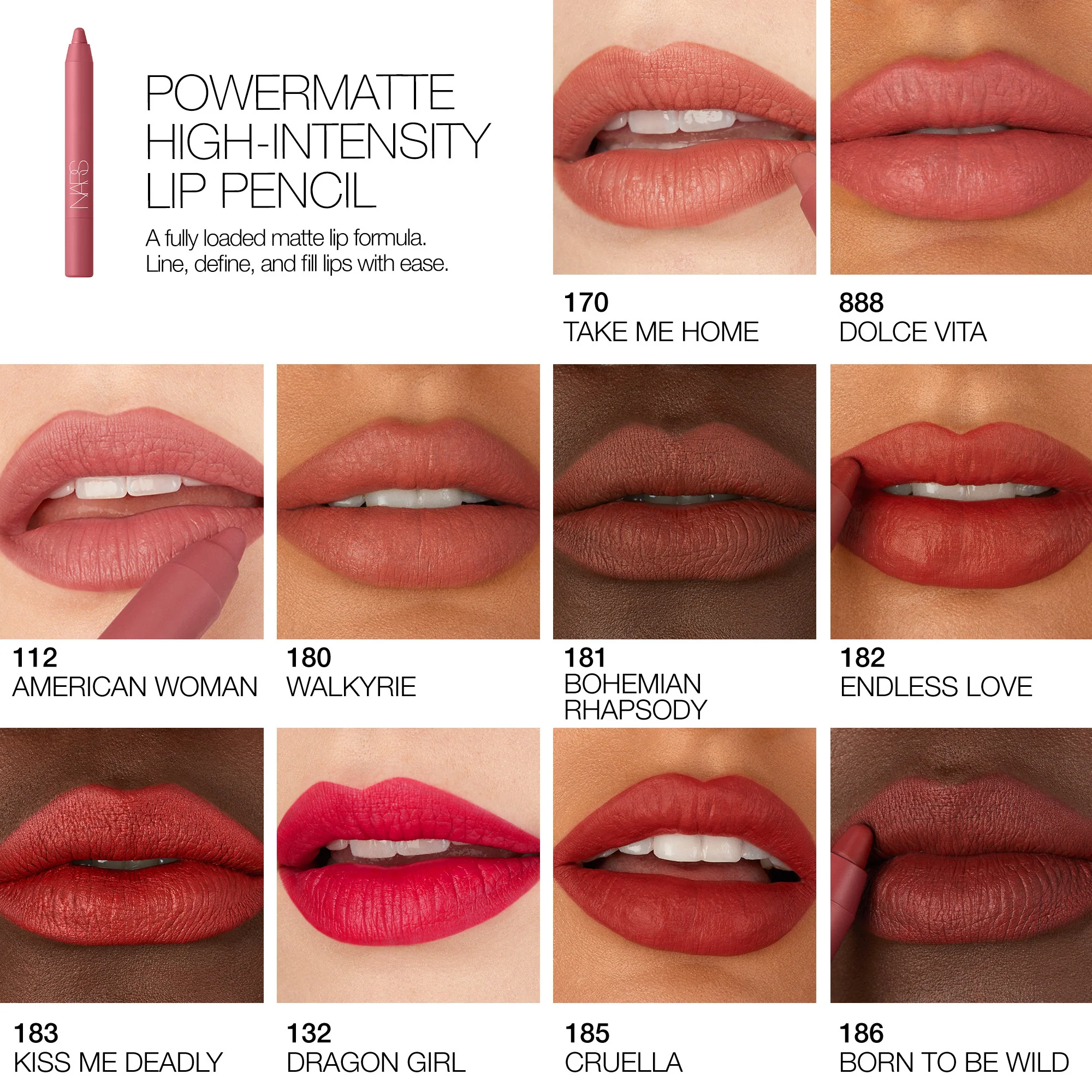 POWERMATTE AUGSTAS INTENSITĀTES LŪPU ZĪMULIS - Lūpu zīmulis
