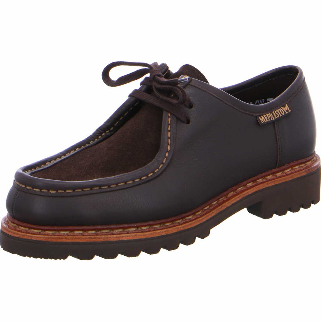 MEPHISTO Freizeit Schnürer braun DARK BROWN