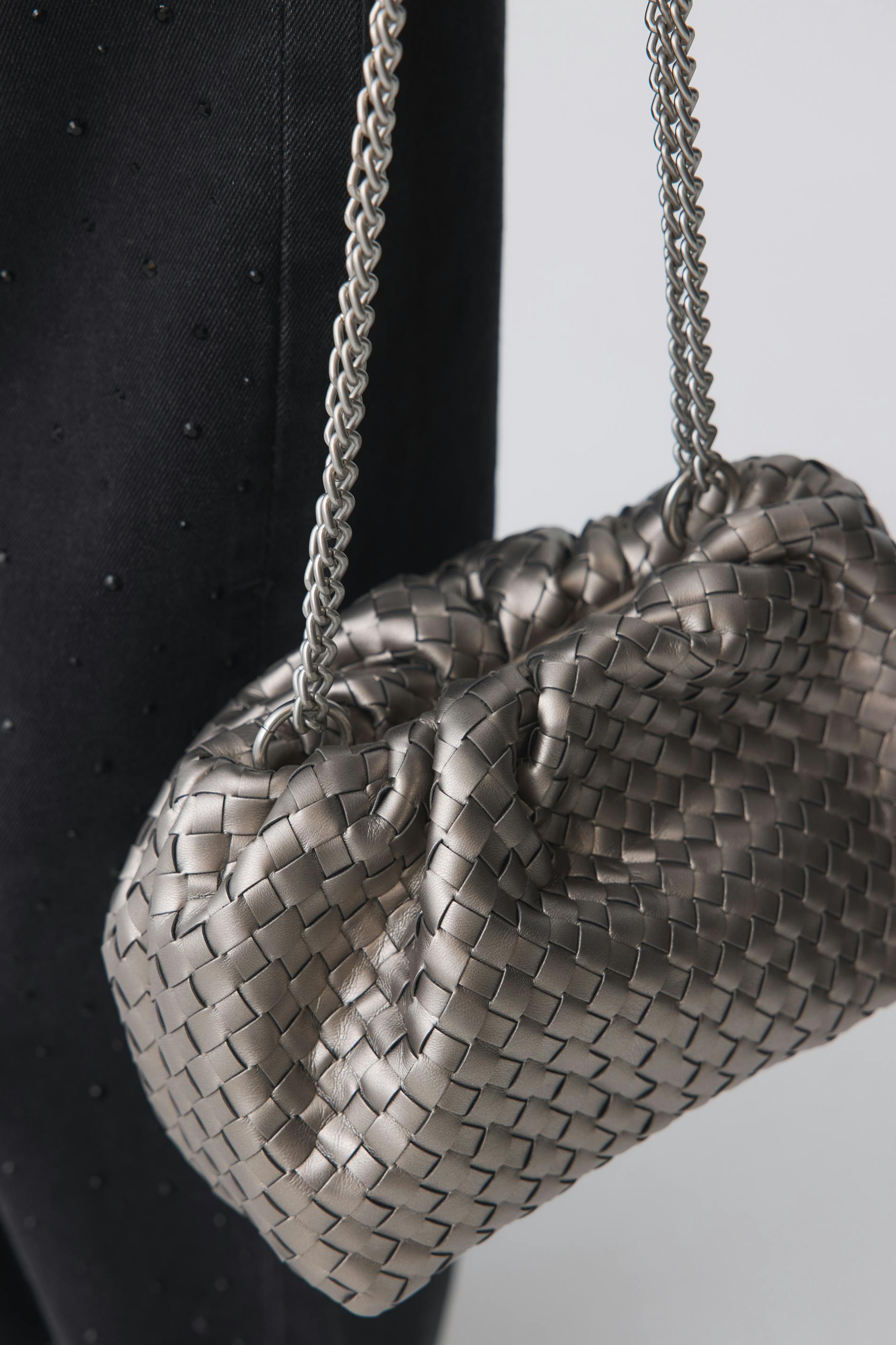 Braided chain bag