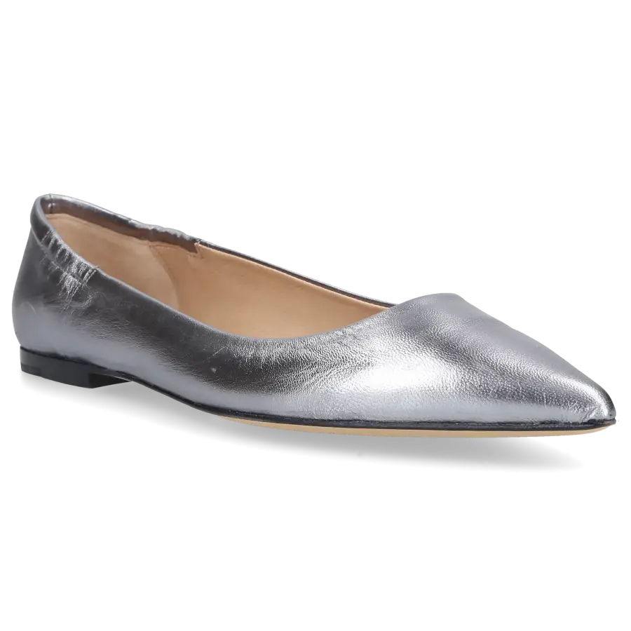 Pomme D`OR - Ballerinas 1720 Nappaleder - silber